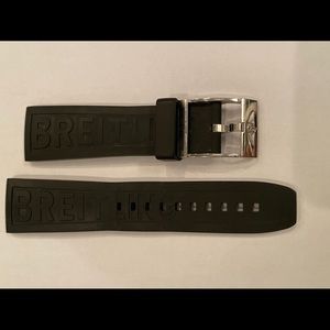 Breitling Authentic 24mm Rubber Strap